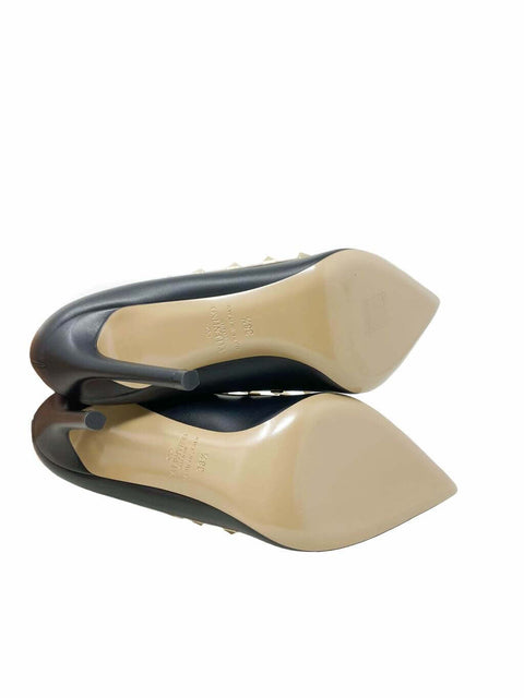 Tacones "Rockstud Accents Leather Pumps"