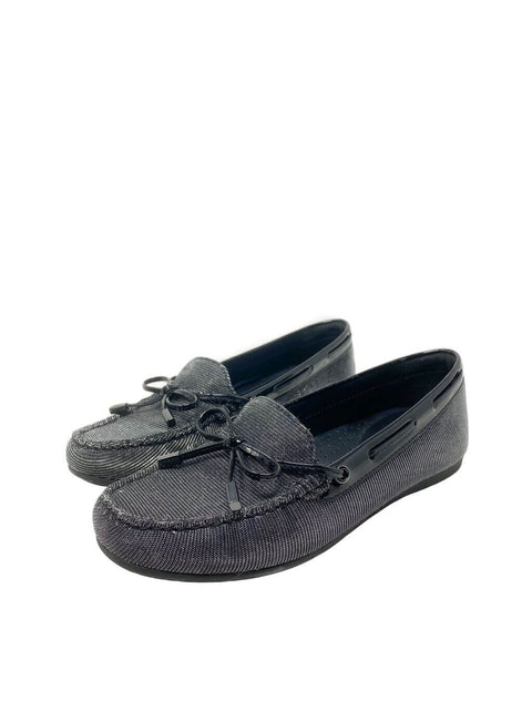 Mocasines Negros y Plateados