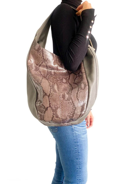 Cartera Gris
