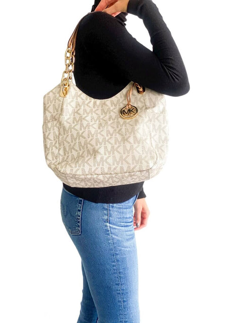 Cartera Beige