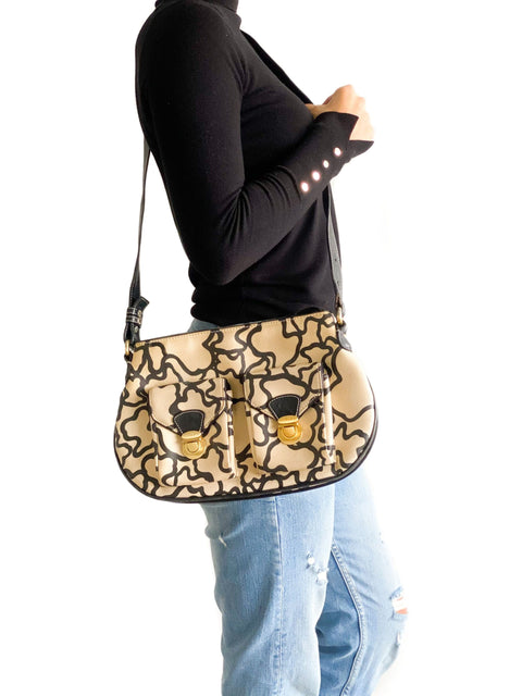 Cartera Beige