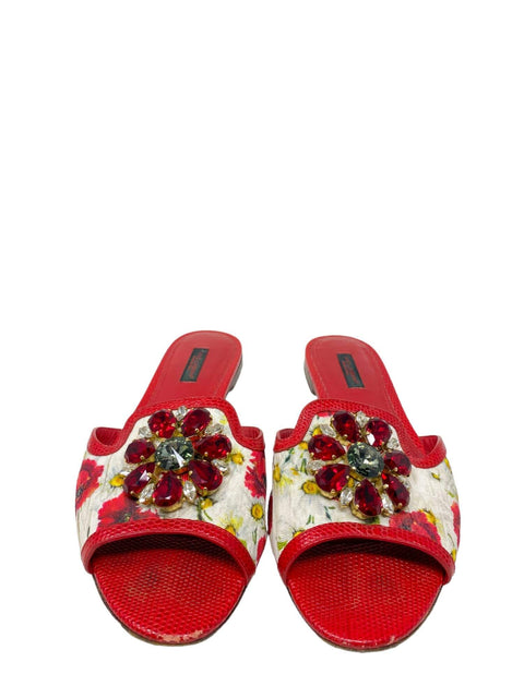 Sandalias "Crystal Embellishments Slides"