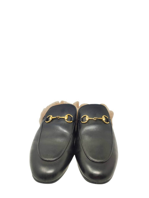 Mules "Princetown Horsebit Accent Mules"