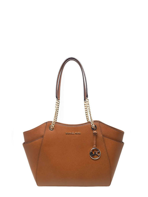 Cartera "Jet Set Large Saffiano Leather Shoulder Bag"