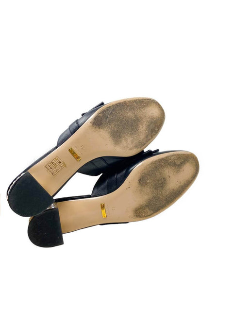 Mules "Leather Bow Accents"