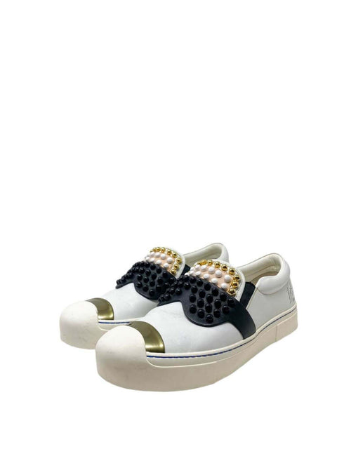 Slip-On "Leather Graphic Print"
