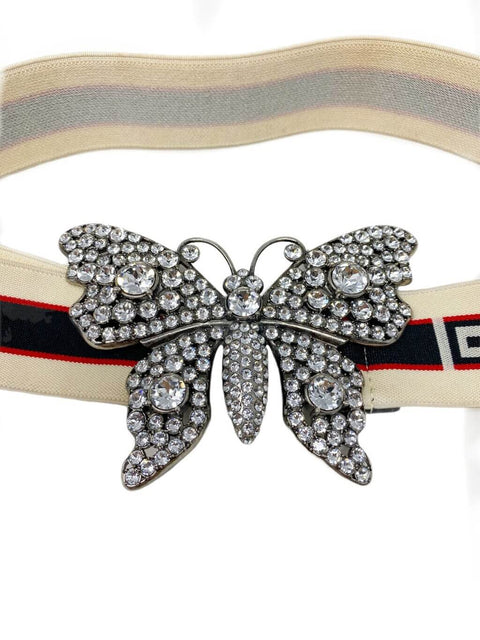 Cinturón "Butterfly Web Accent Waist Belt"