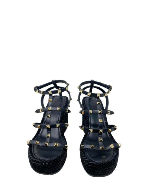 Sandalias "Rockstud Accents Leather Espadrilles"