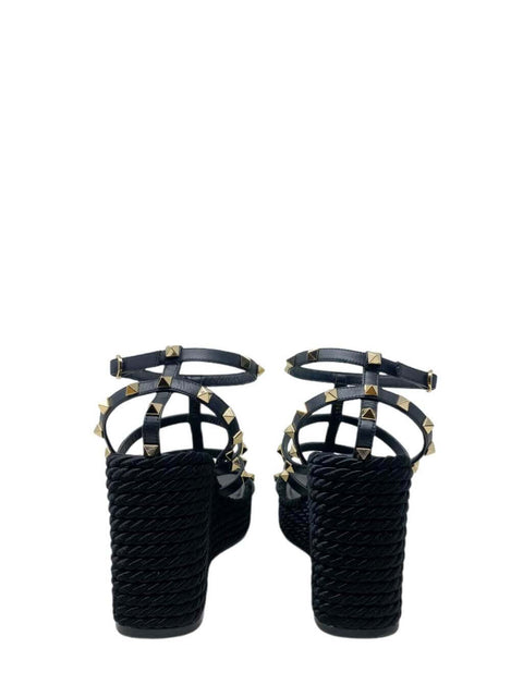 Sandalias "Rockstud Accents Leather Espadrilles"