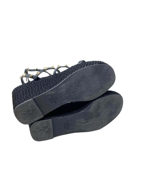 Sandalias "Rockstud Accents Leather Espadrilles"