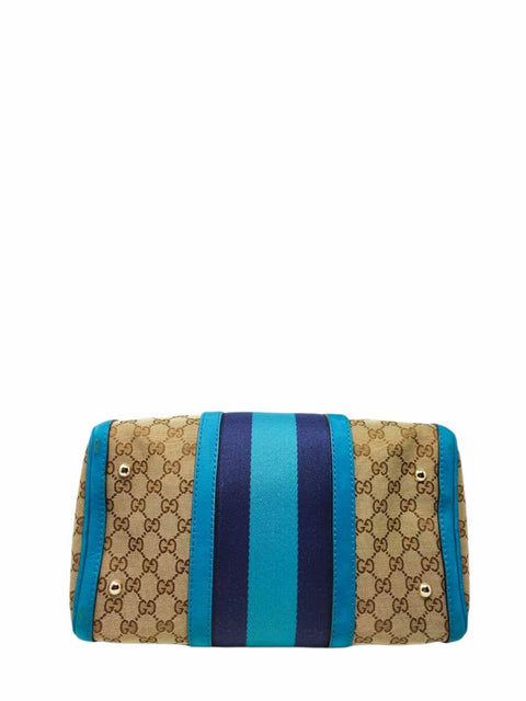Cartera "GG Canvas Web Boston Bag"