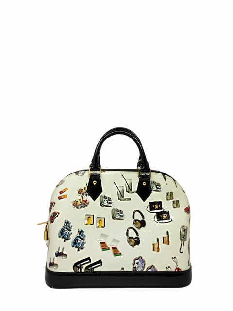 Cartera "Monogram Vernis Stickers Alma"