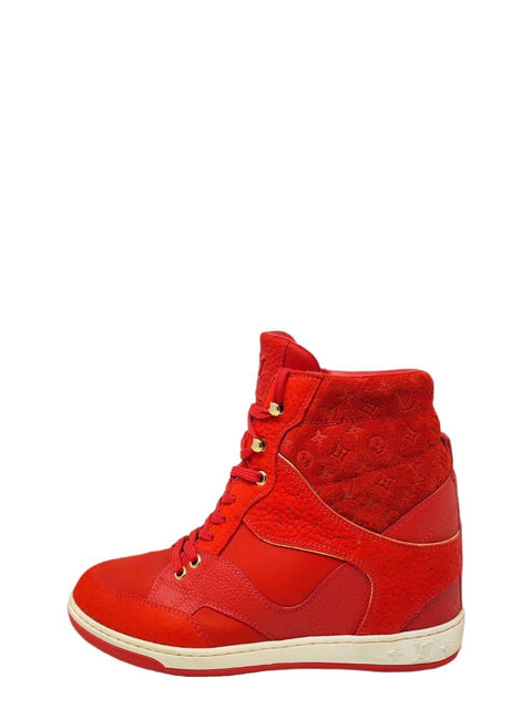 Tenis "Leather Wedge Sneakers"