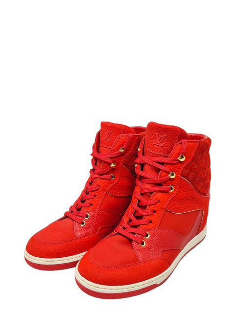 Tenis "Leather Wedge Sneakers"