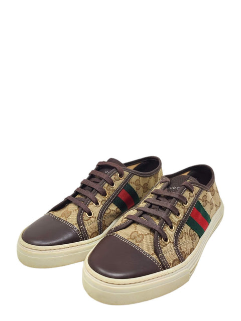 Tenis "GG Monogram Canvas"