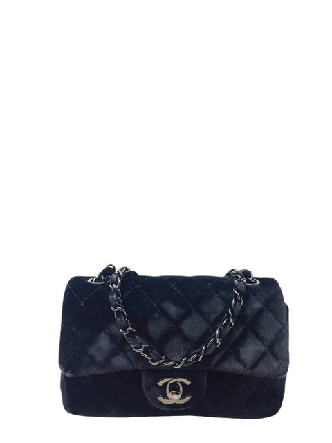 Cartera "Mini Flap Velvet"