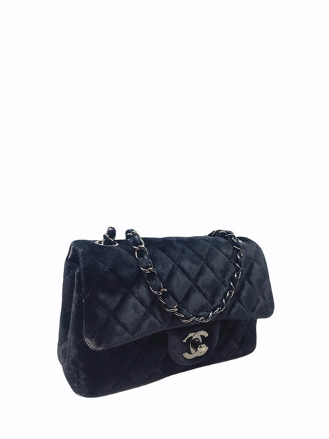 Cartera "Mini Flap Velvet"