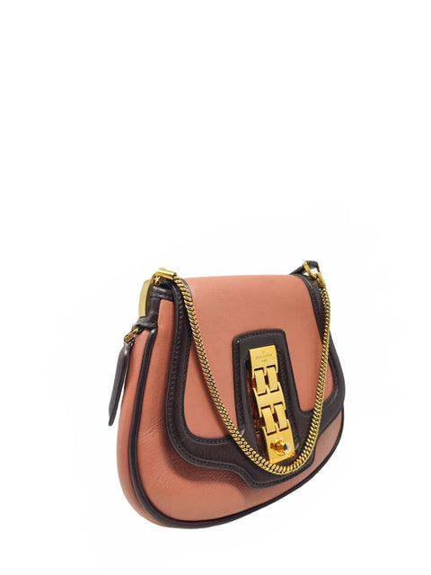 Cartera "Cuir Art-déco Trapèze"
