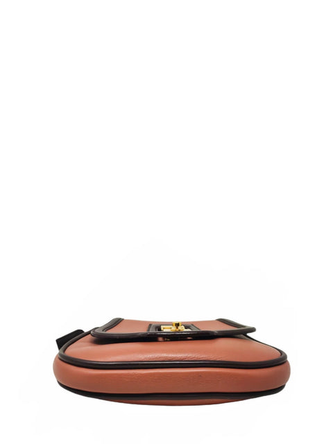Cartera "Cuir Art-déco Trapèze"