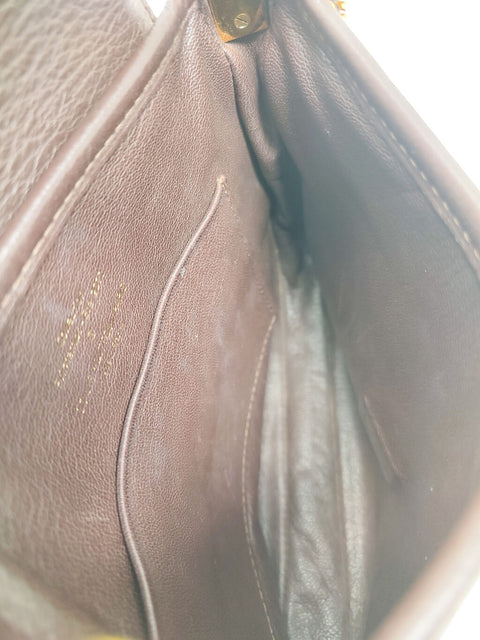 Cartera "Cuir Art-déco Trapèze"