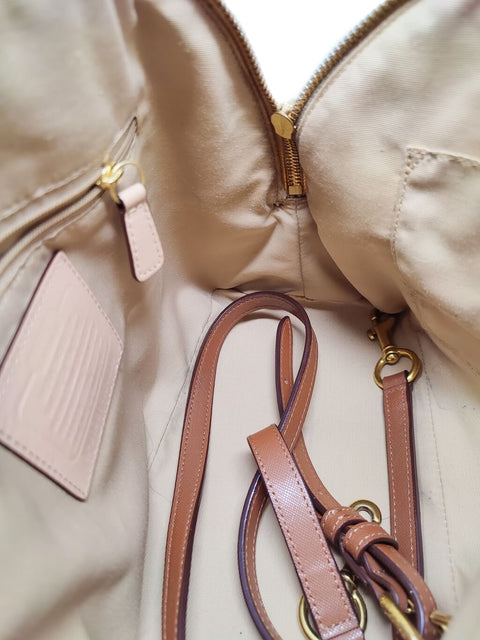 Cartera Beige