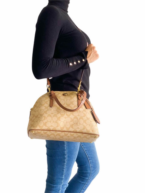 Cartera Beige