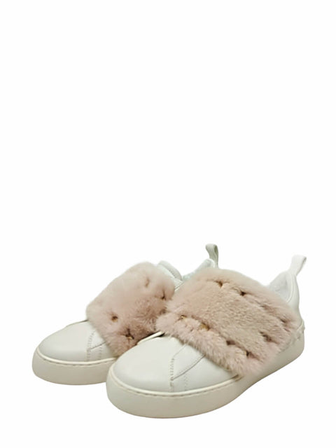 Tenis "Rockstud Accents with Mink Trim"