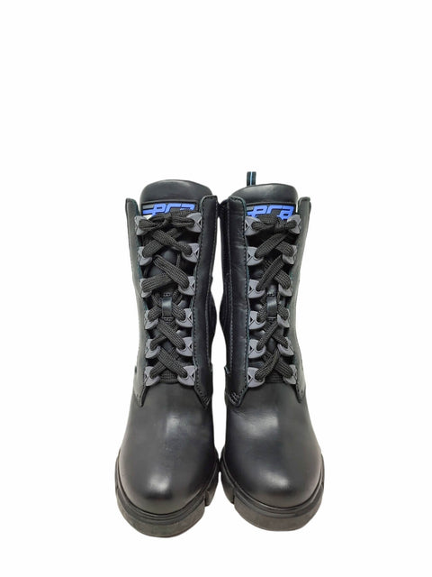 Botas "Leather Printed Lace-Up Boots"