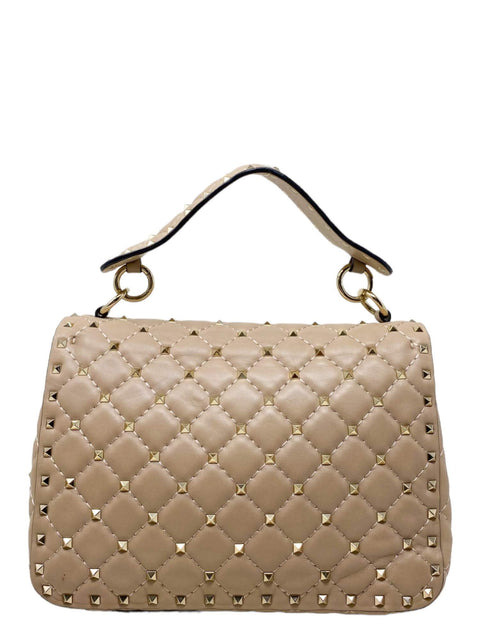 Bolso "Lambskin Medium Rockstud Spike Bag"