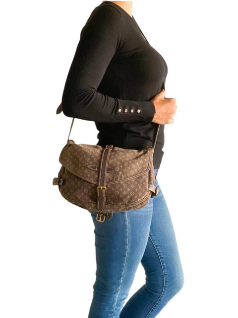 Bolso "Monogram Mini Lin Saumur"