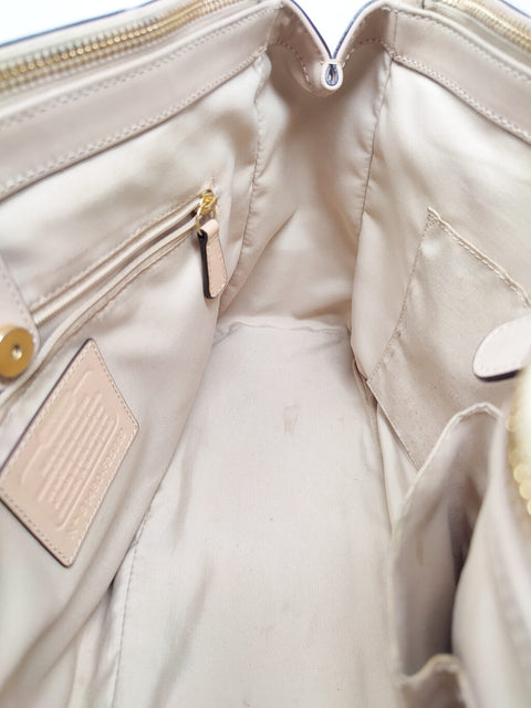 Cartera Beige