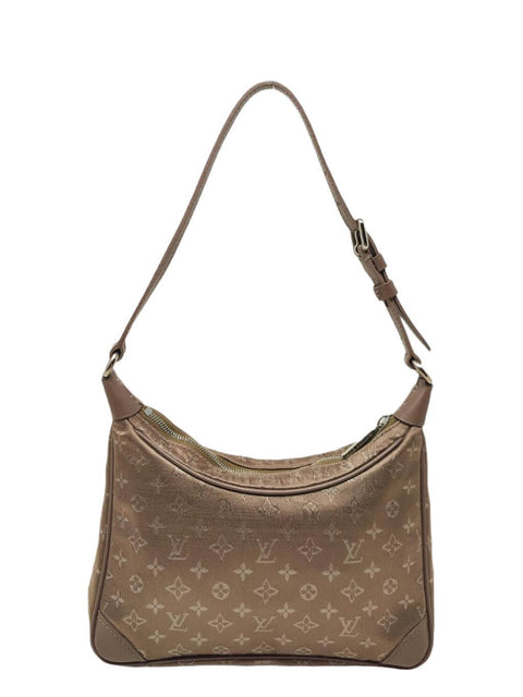 Bolso "Monogram Satin Mini Boulogne Bag"