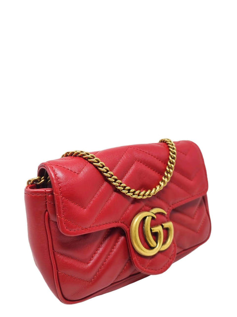 Cartera "GG Marmont matelassé leather super mini bag"