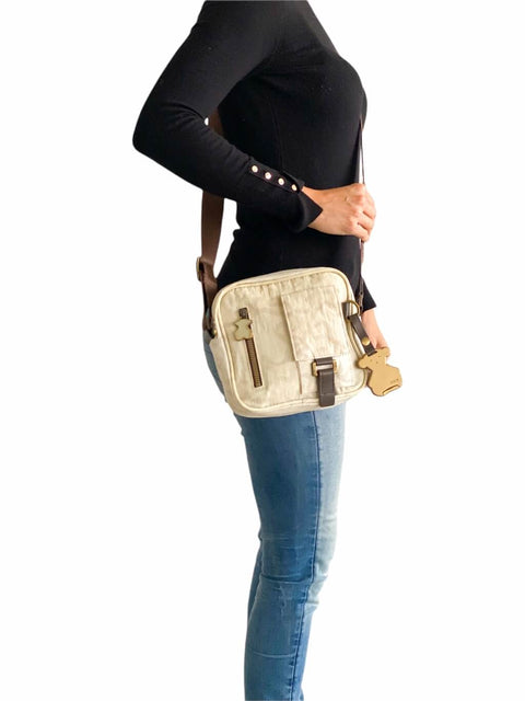 Cartera Beige