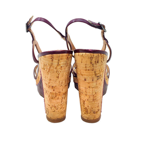 Sandalias Vino Tinto