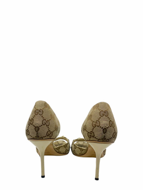 Sandalias "GG Canvas D'Orsay Pumps"