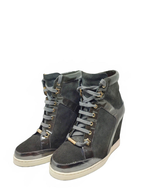 Tenis "Suede Wedge Sneakers"