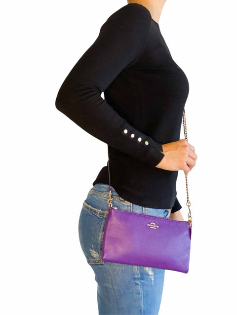 Cartera Morada
