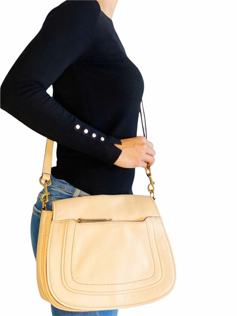 Cartera Beige