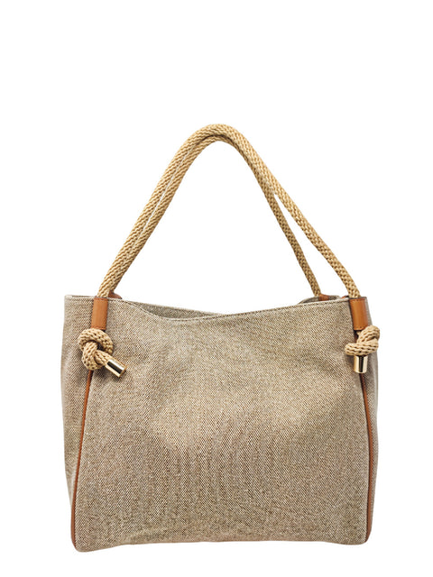 Cartera Beige