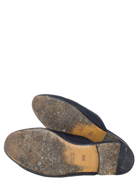 Mules "Princetown Horsebit Accent Mules Negros"