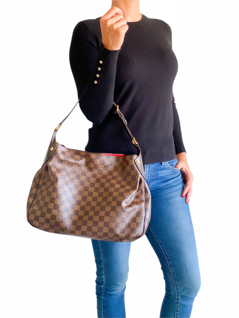 Cartera "Damier Ebene Reggia Hobo"