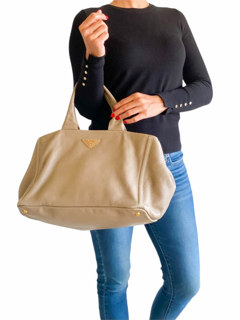 Cartera Beige