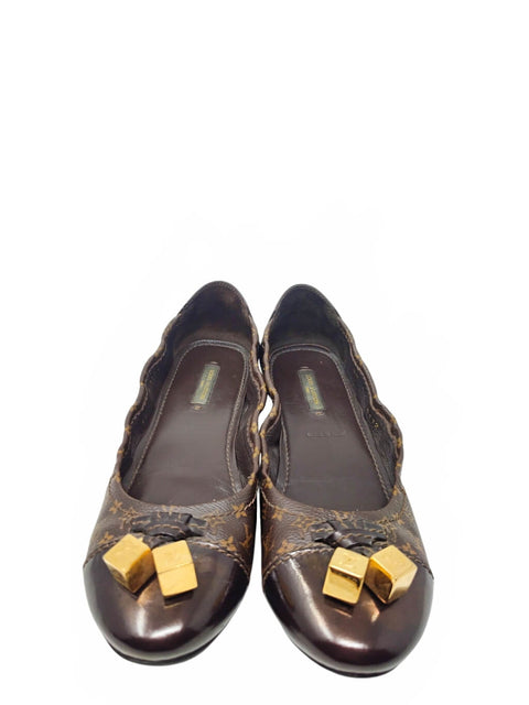 Baletas "LV Monogram Leather Ballet Flats"