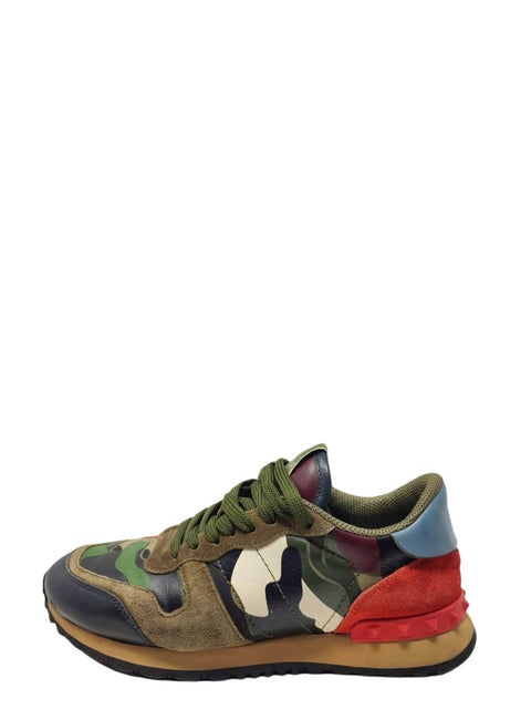 Tenis "Rockstud Accents Leather Athletic"