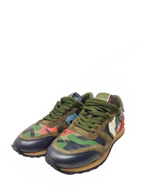 Tenis "Rockstud Accents Leather Athletic"