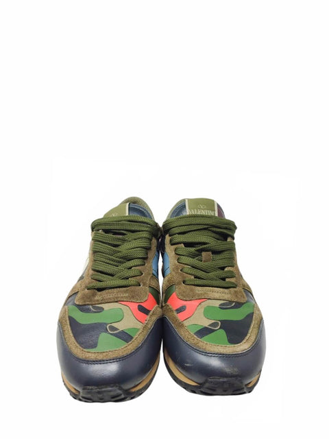 Tenis "Rockstud Accents Leather Athletic"