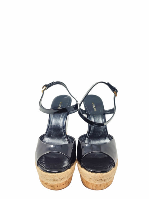 Sandalias "Patent Leather Espadrilles"