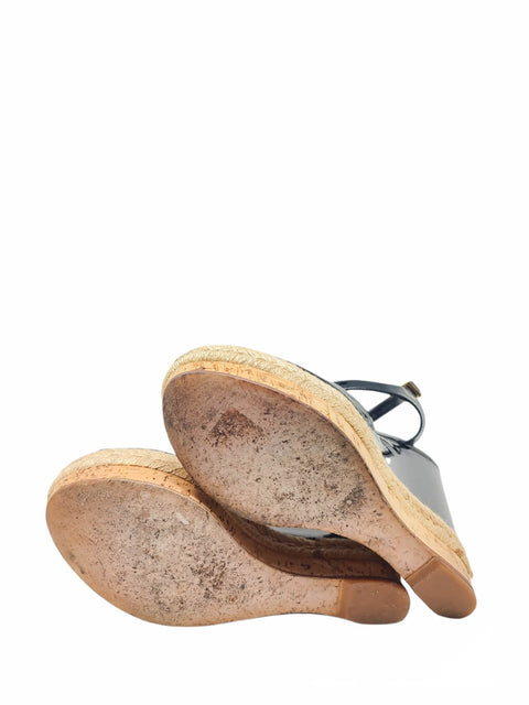 Sandalias "Patent Leather Espadrilles"