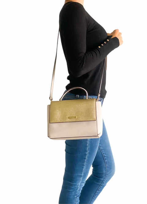 Cartera Beige